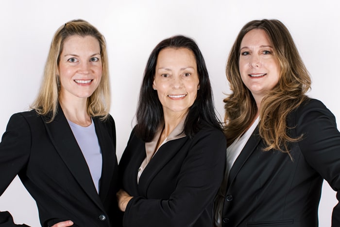 Attorney Katherine M. Ray, Laurie A Cylkowski, and legal assistant Laura L. Dale