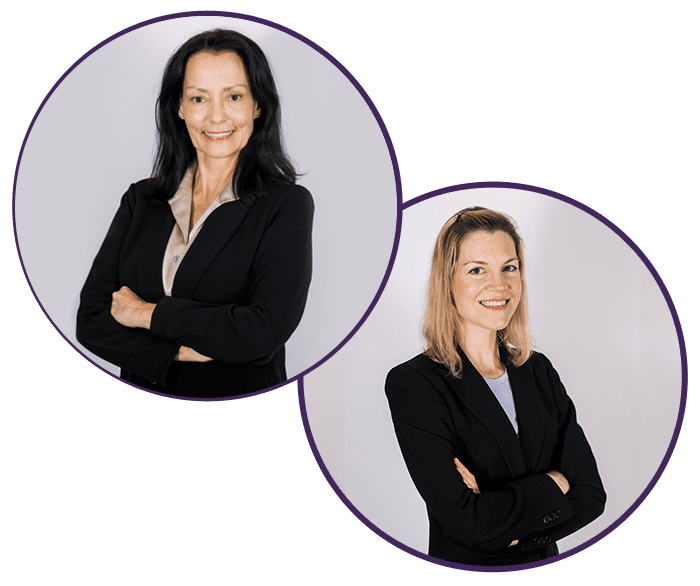 Attorneys Laurie A. Cylkowski and Katherine M. Ray headshots